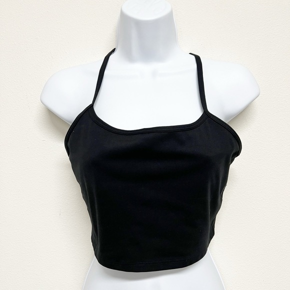 Gap Fit Womens Black Leopard Plain Black Recycled Power Brami Bundle of 2 Size M - Picture 4 of 8